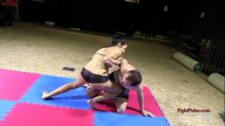 mixed wrestling strong hot girls vs weak boys part 20 x video
