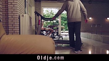 cute teen fucks old guy at casting