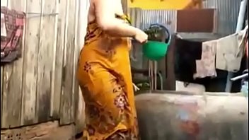 village girl river hot bathing video