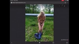 girl stripped in public
