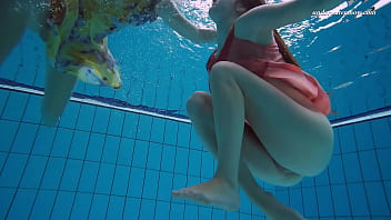 lesbians underwater porn