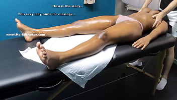 black girls hidden camera massage