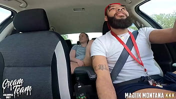 pulled over to fuck dani daniels in public until we were caught outdoors