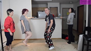 revengeful women kicking men in the balls