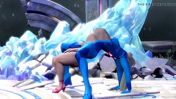 zero suit samus and the tentacle trap porn