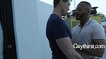 husband gets gay fucked while wife watches videos