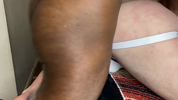 white woman seduces young ebony