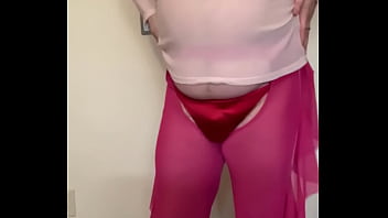 crotchless red panties porno