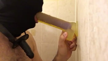 huge dildo balls deep
