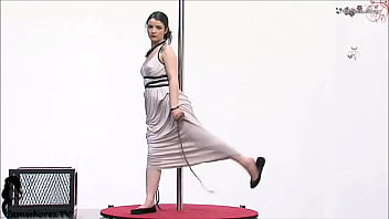 very nude pole dance video