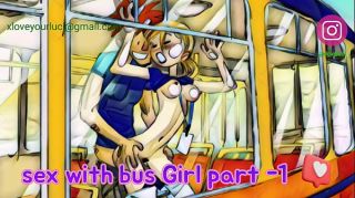 lasbian sex in bus