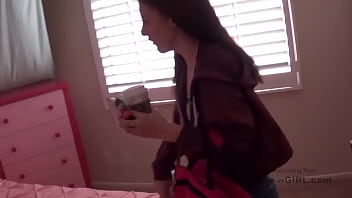 gorgeous girl slow striptease video