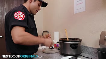 latina maid fucked on kitchen counter porn video