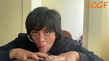 pixie hair girlfriend blowjob