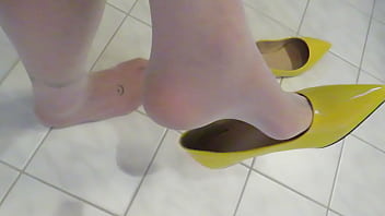 grandma nylon feet